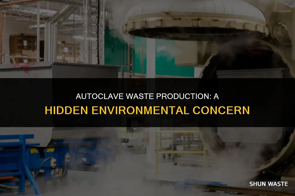 how much waste is produced from autoclave