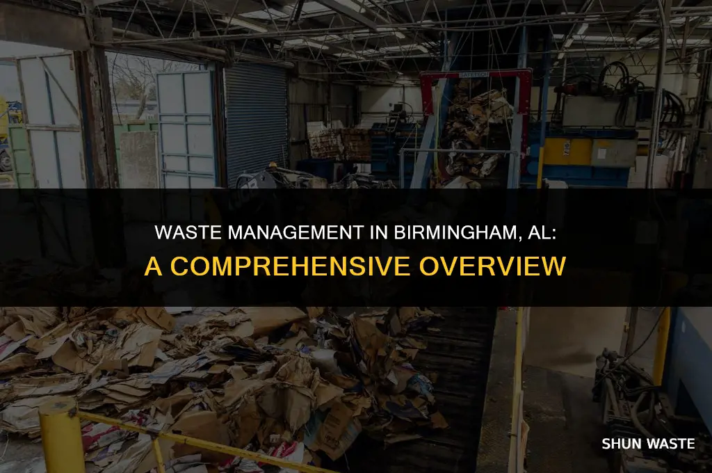 how much waste is produced in birmingham al