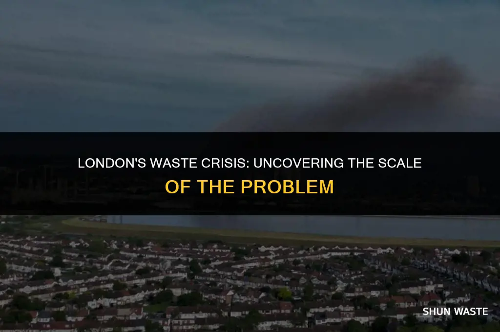 how much waste is produced in london