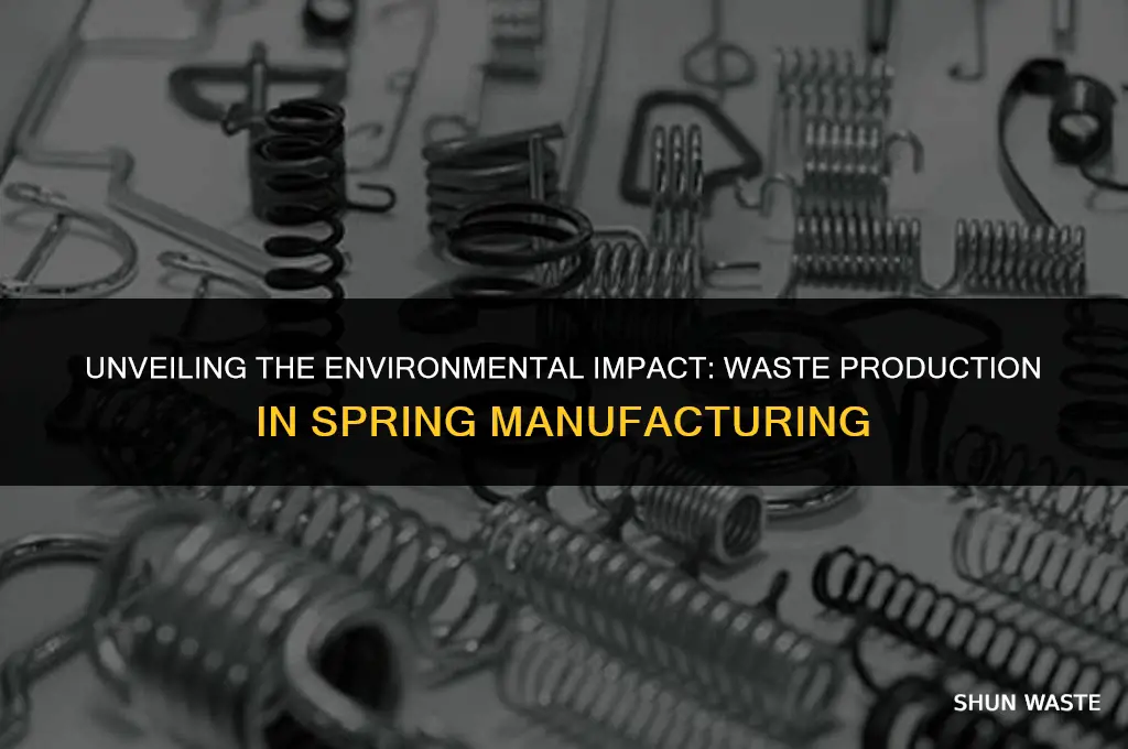 how much waste is produced in making sprinfs