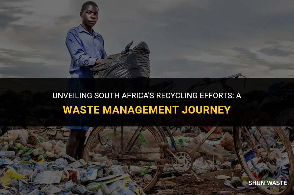 how much waste is recycled in south africa