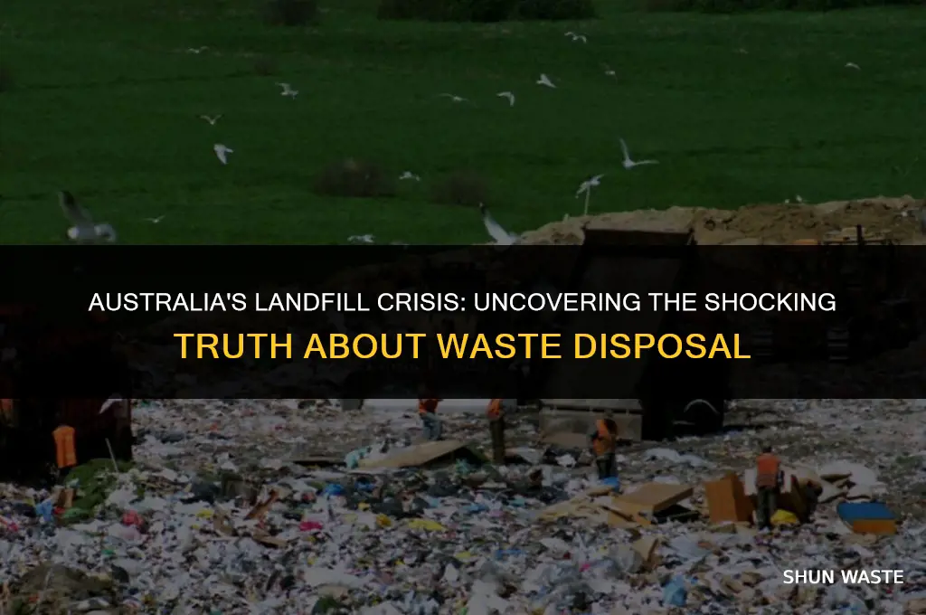how much waste is sent to landfill in australia