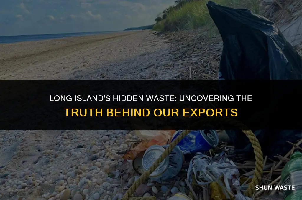 how much waste is shipped off long island