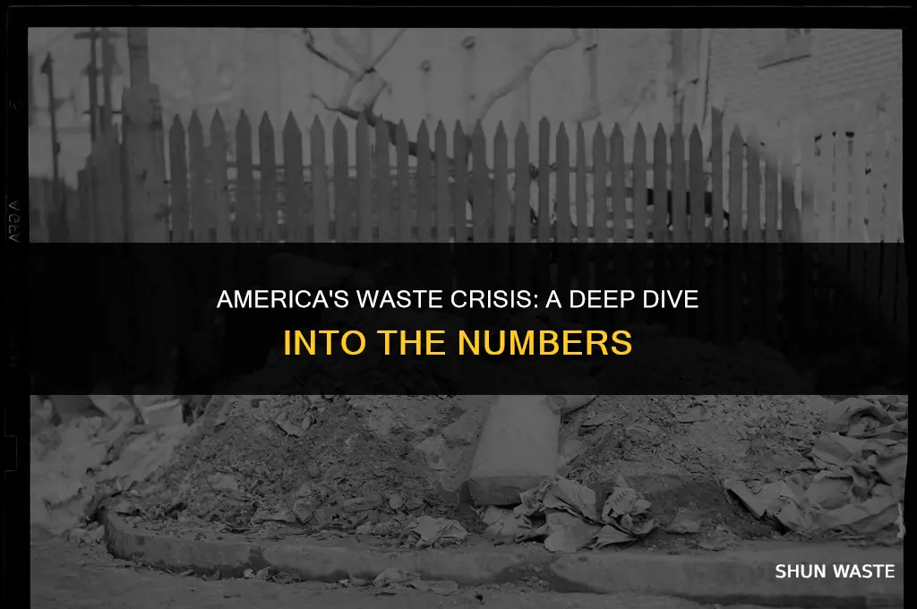 how much waste is ther ein america