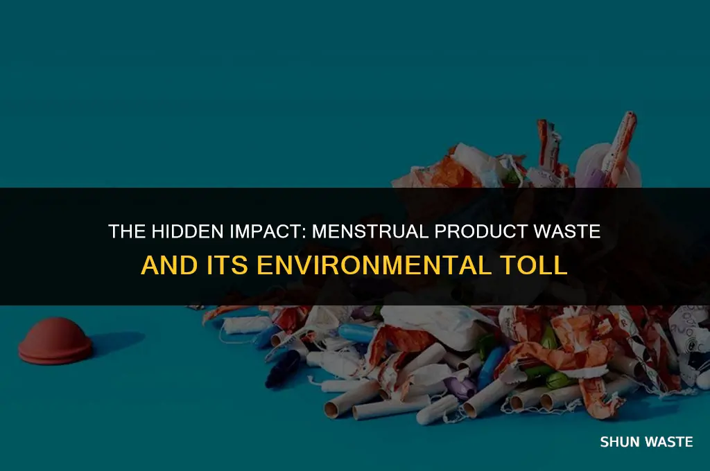 how much waste is there from menstrual products