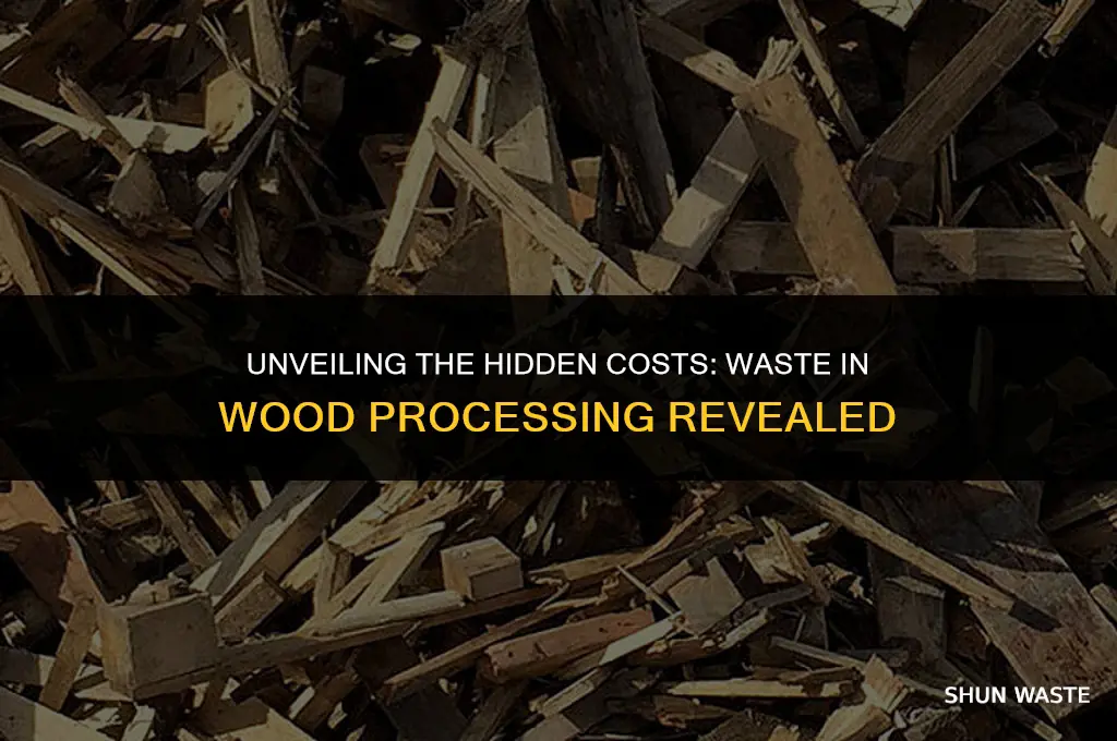 how much waste is there in wood processing