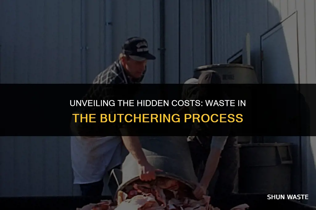 how much waste is there when you butcher a cow
