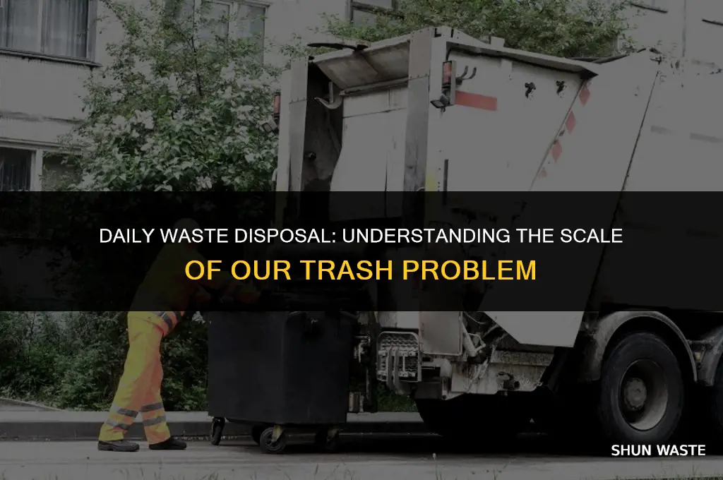 how much waste is thrown out each day