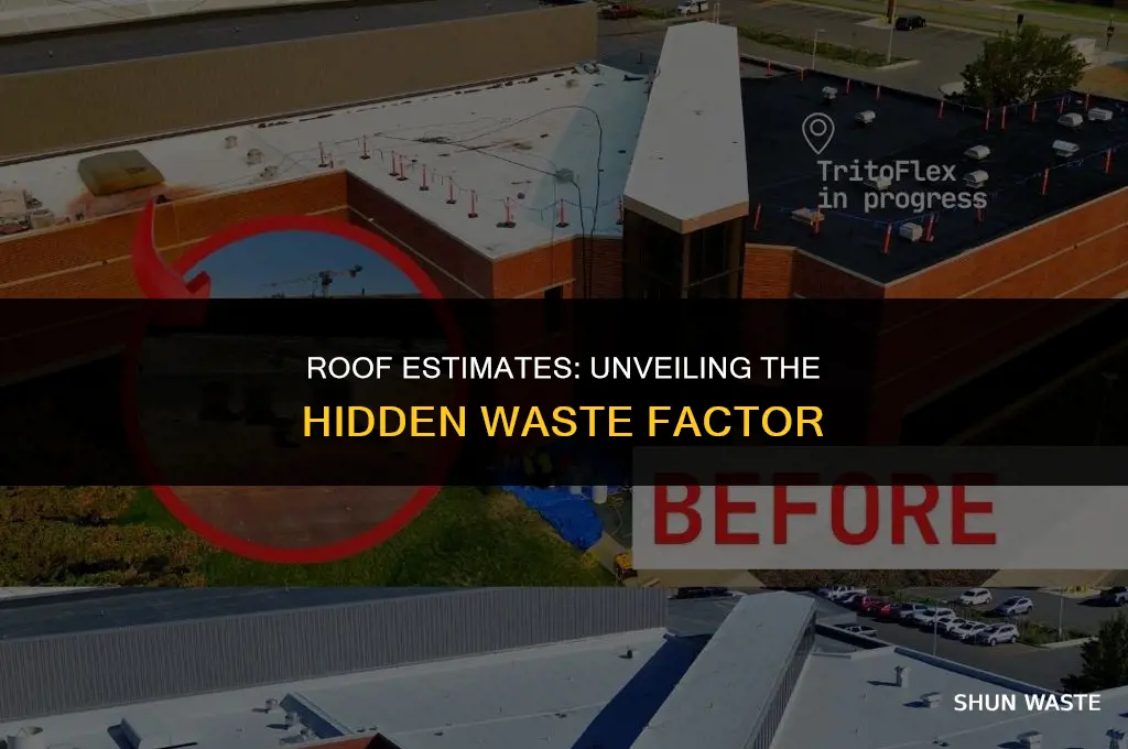 how much waste is typically factored into roof estimates