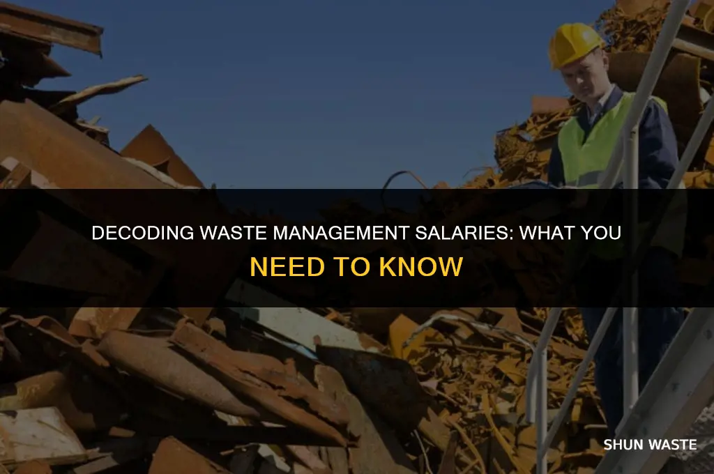 how much waste management pay