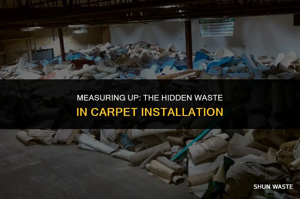 how much waste on carpet installation
