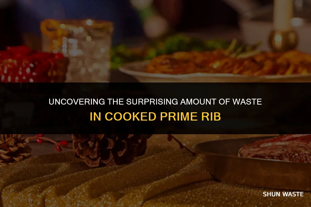 how much waste on cooked pri
