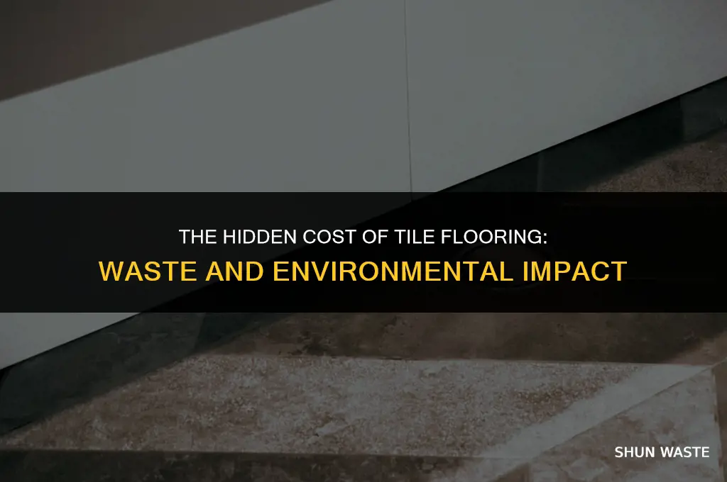 how much waste on tile flooring