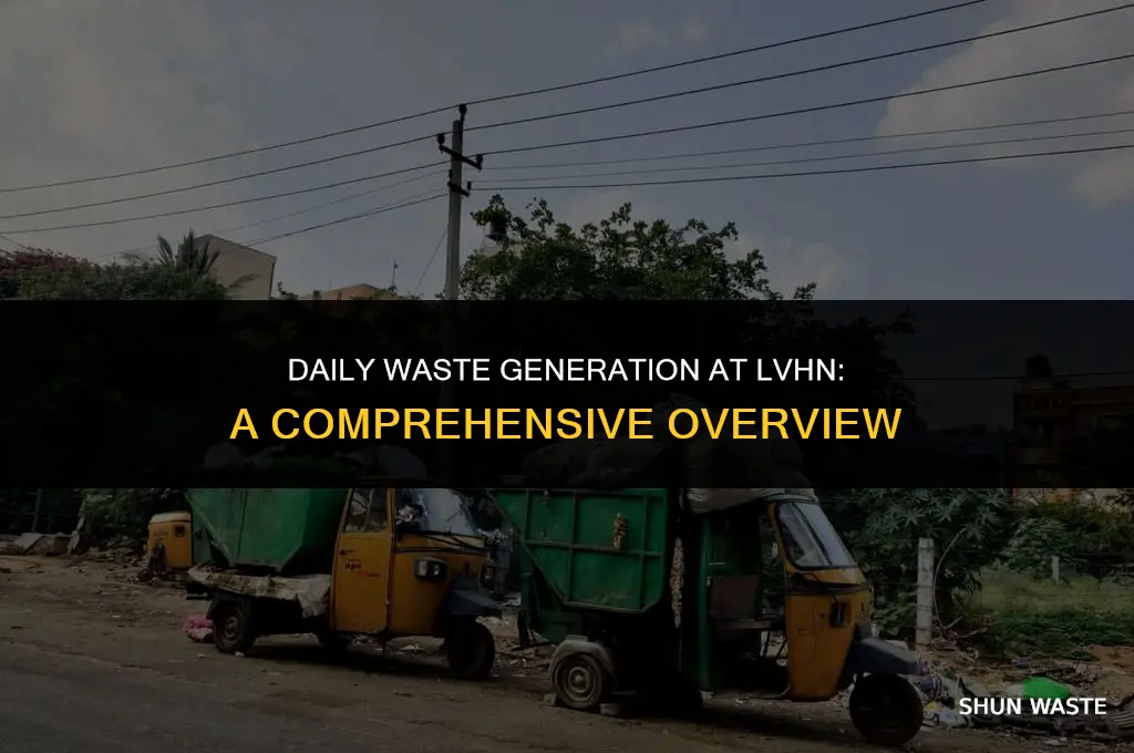 how much waste per day at lvhn