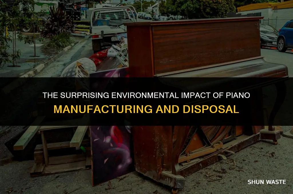 how much waste piano makes