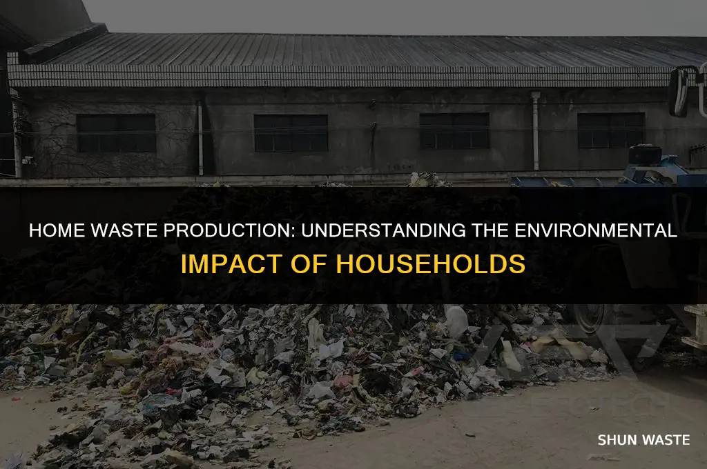 how much waste produced by homes