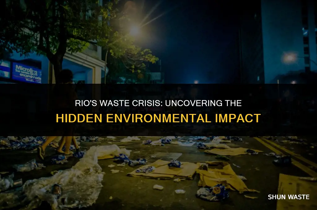 how much waste produced in rio