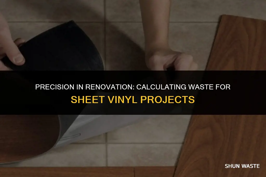 how much waste should be calculated for sheet vinyl xactimate