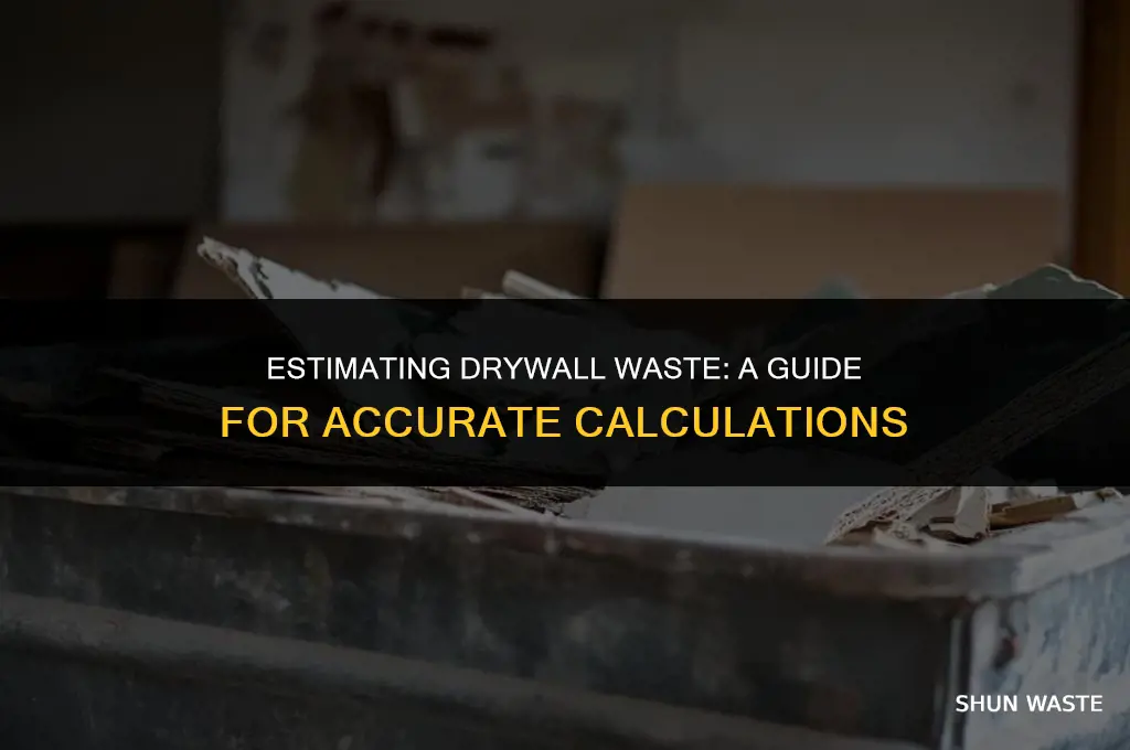 how much waste should i figure for drywall