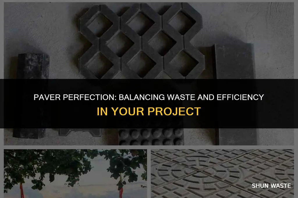 how much waste to allow for waste when laying pavers