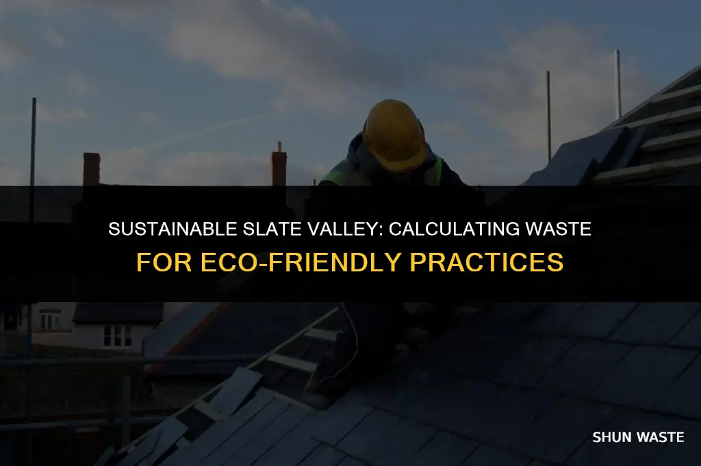how much waste to figure for slate valley