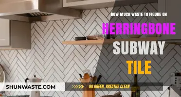 Estimating Waste for Herringbone Subway Tile Installation