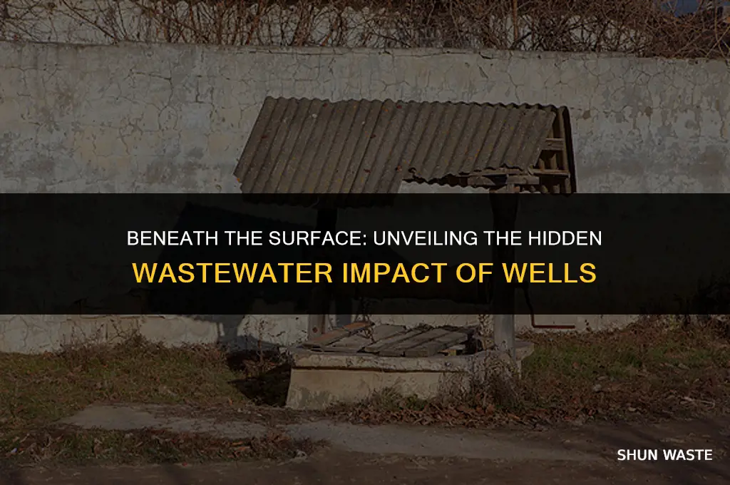 how much waste water a well produces