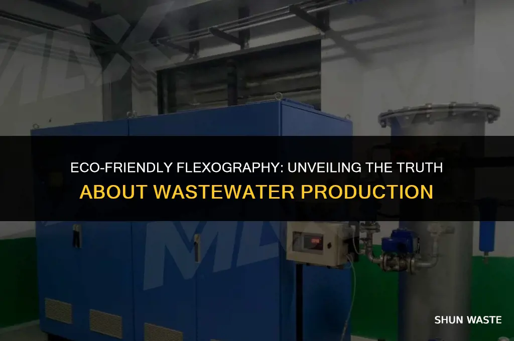 how much waste water does a flexographic printer produce