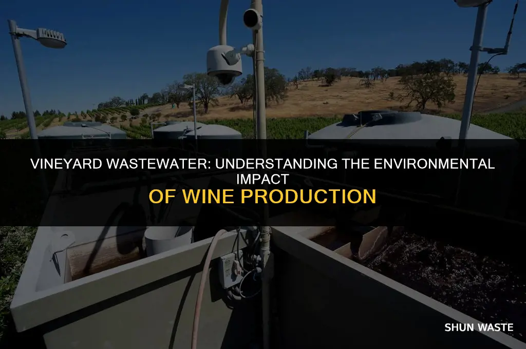 how much waste water does a vineyard produce