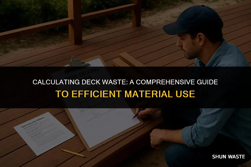 how much waste when figureing a decking