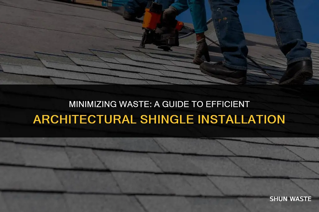 how much waste when installing architectural shingles