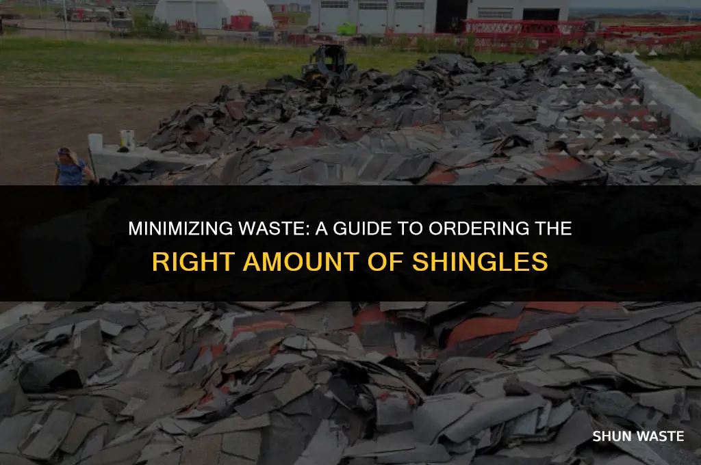 how much waste when ordering shingles