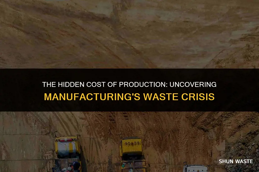 how much waster do manufacturing companies produce