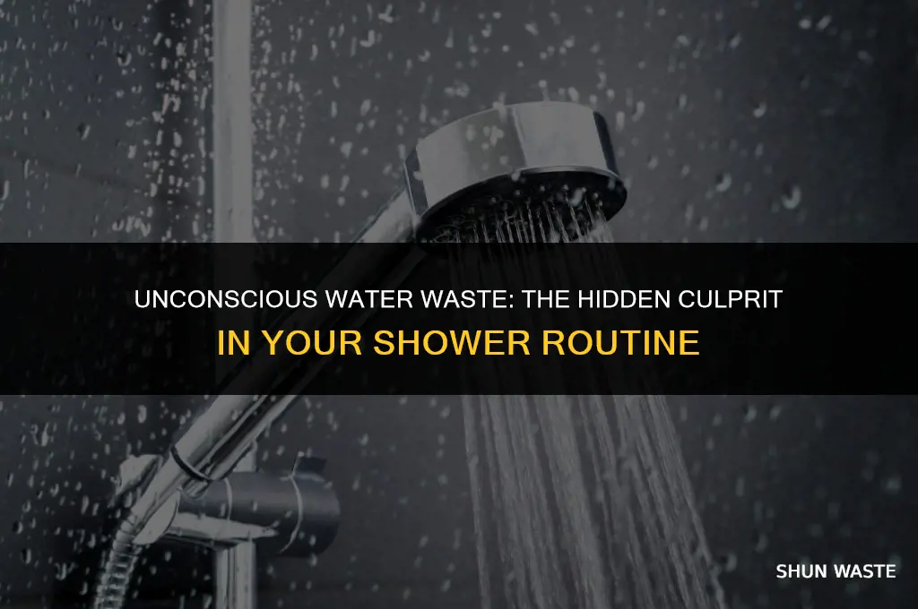 how much water are you wasting when showering