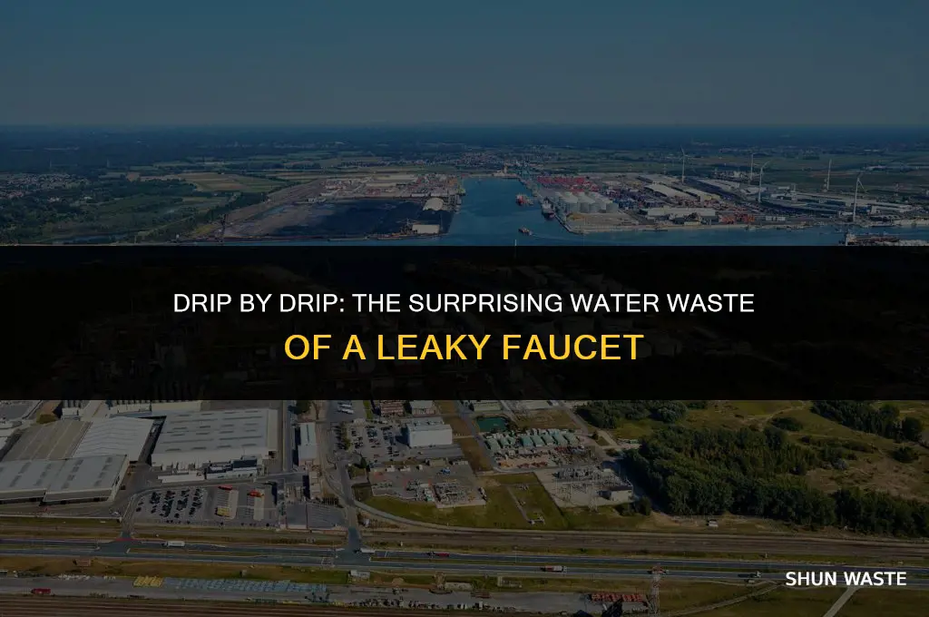 how much water can a leaky faucet waste
