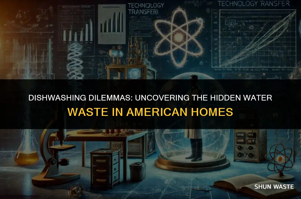 how much water do americans waste on dishwasing