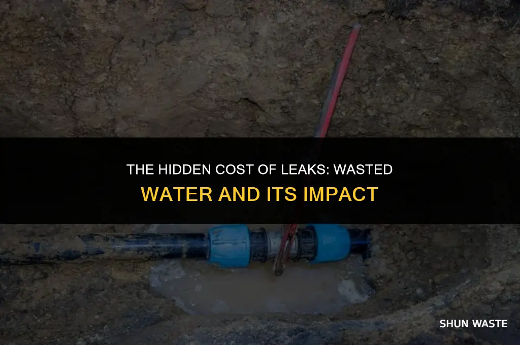 how much water do leaks waste
