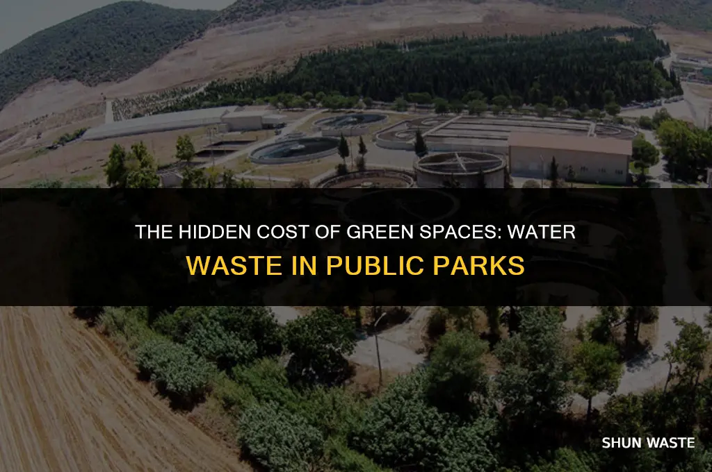 how much water do public parks waste
