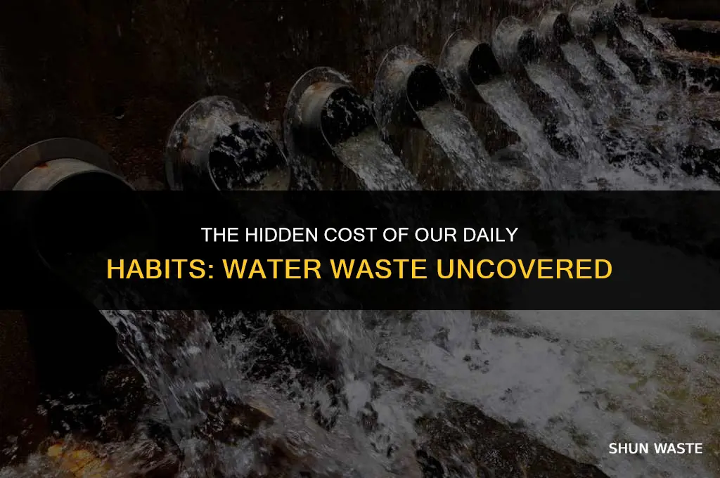 how much water do we waste article