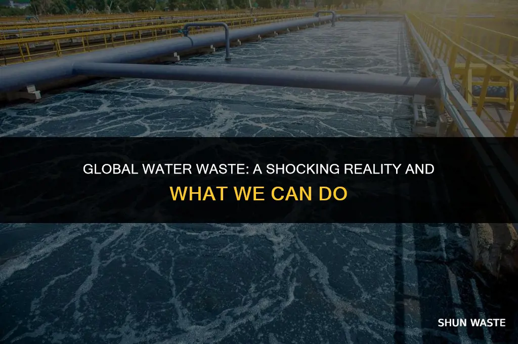 how much water do we waste globally