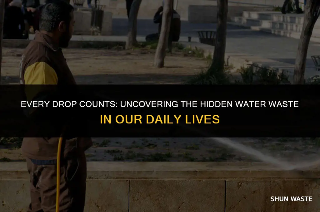 how much water do you waste
