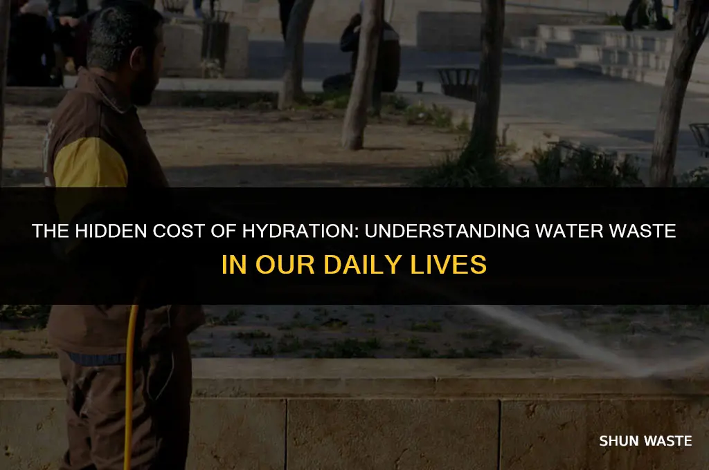 how much water doers ro waste