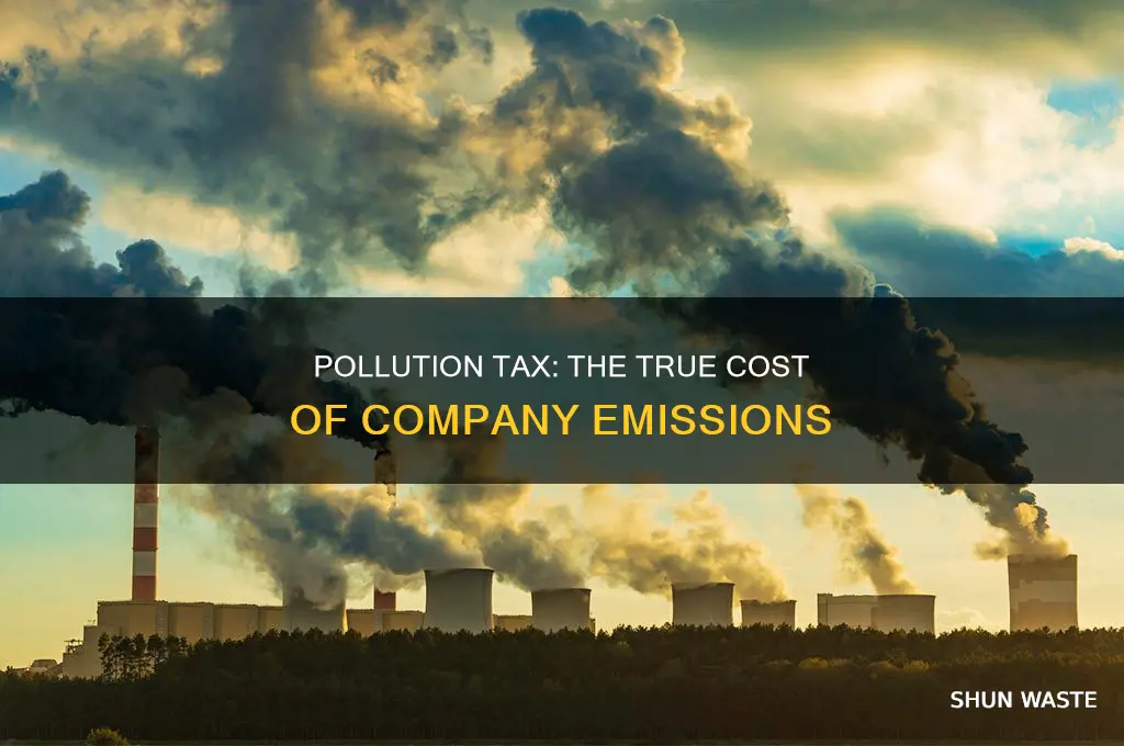 how much will a company pollute with a tax