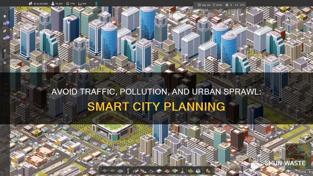 how not to create traffic jams pollution and urban sprawl