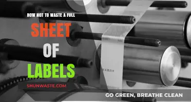 Maximize Label Sheets: Smart Tips to Avoid Full Sheet Waste