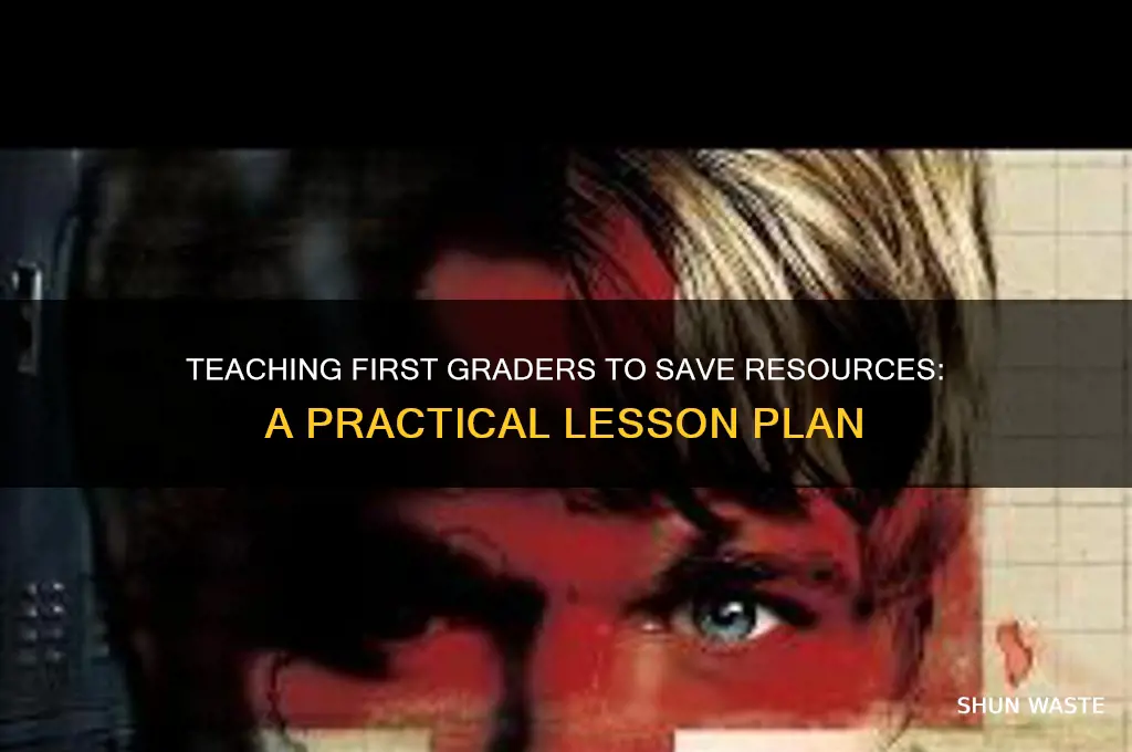 how not to waste resourses lesson plan first grade