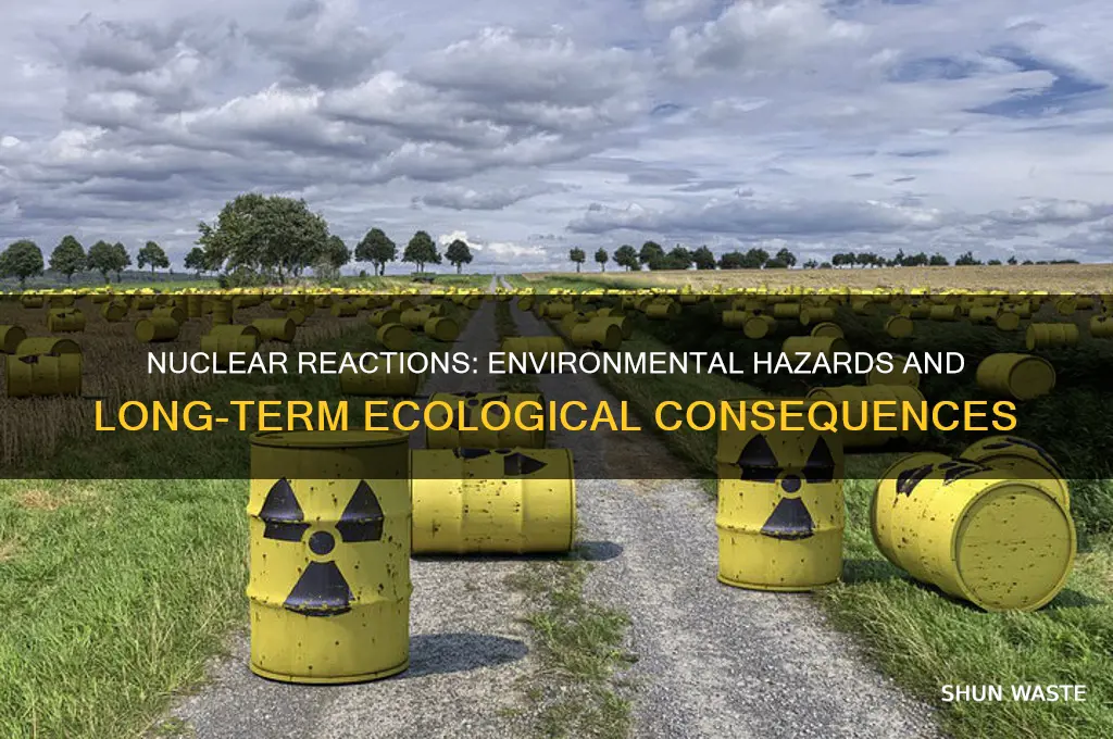 how nuclear reaction can cause harm to environment