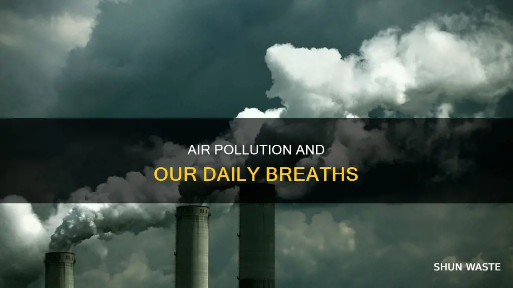 how often do people breathe in air pollution