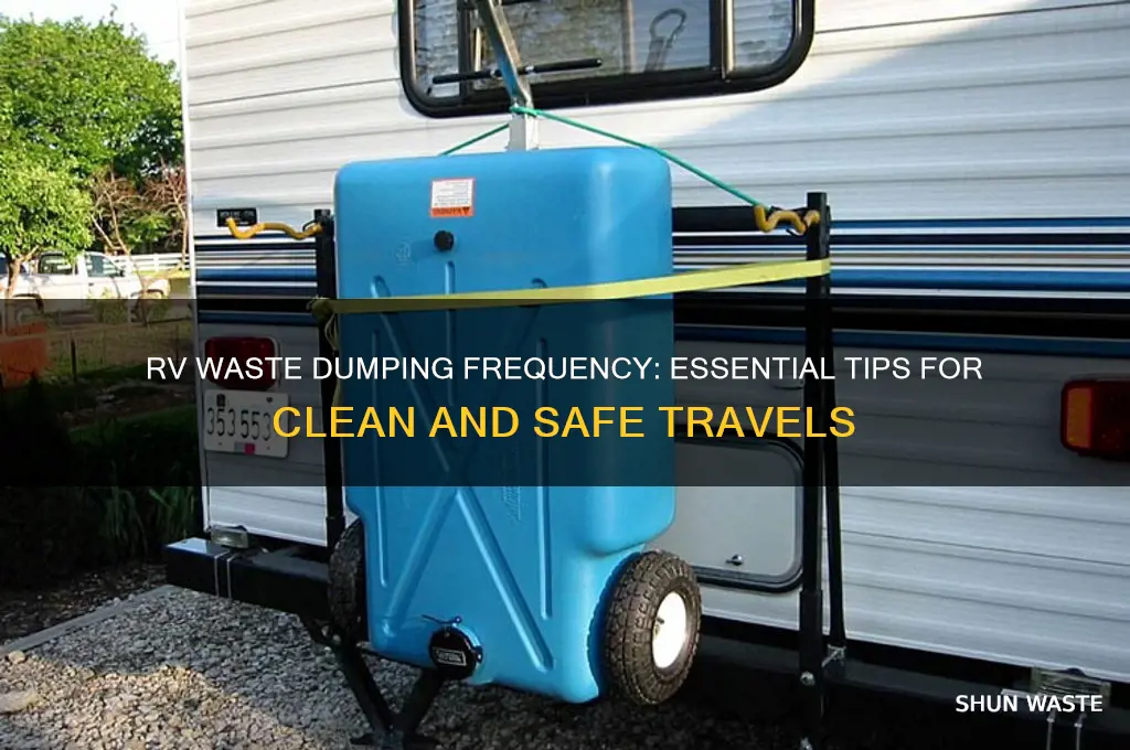 how often do you have to dump rv waste