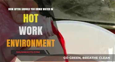 Stay Hydrated: Optimal Water Intake in Hot Work Conditions